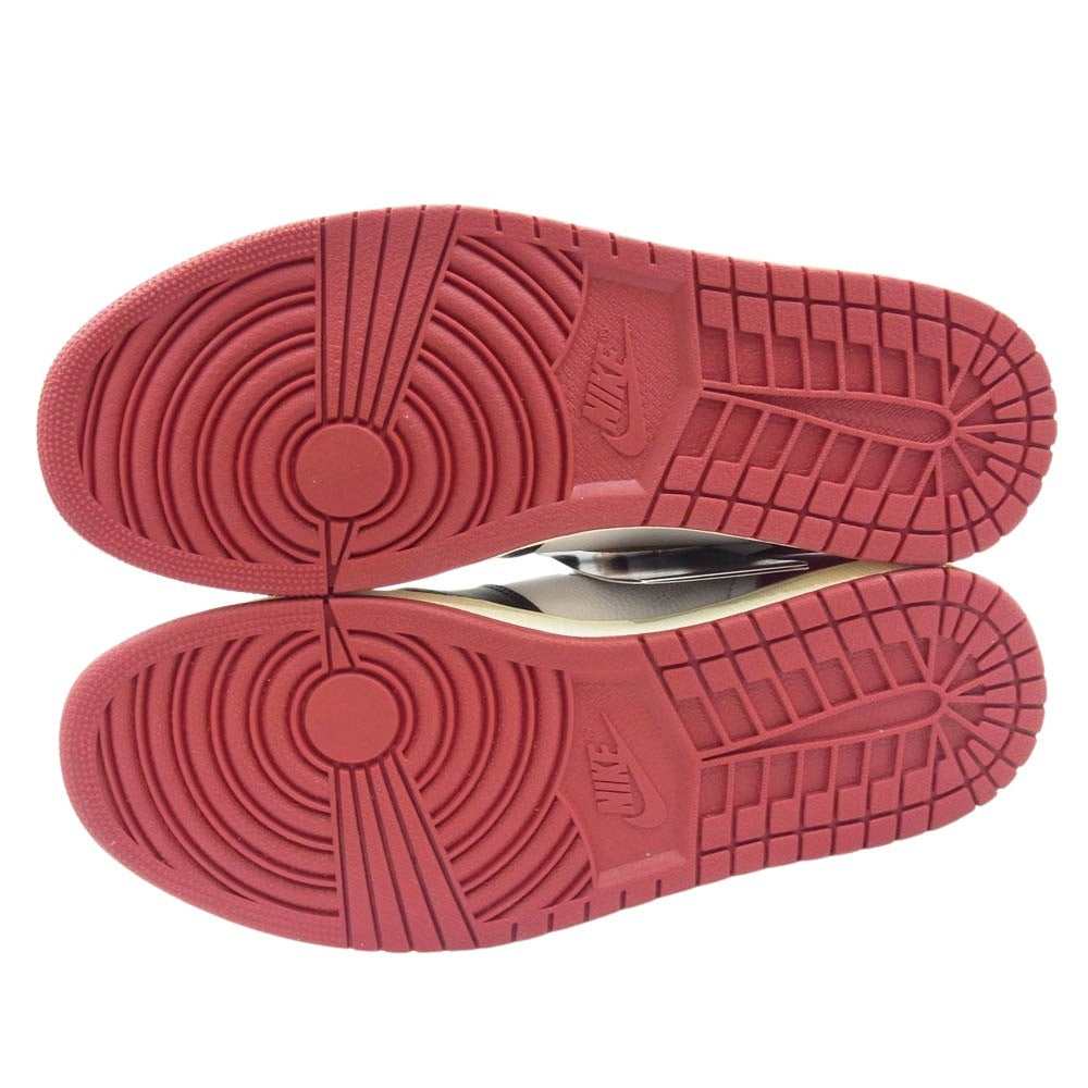 NIKE ナイキ BV1300-106 × UNION Air Jordan 1 Retro High OG NRG ユニオン エアジョーダン1 レトロ ハイ OG NRG バーシティレッド ウルフグレー ホワイト系 28.5cm【新古品】【未使用】【中古】