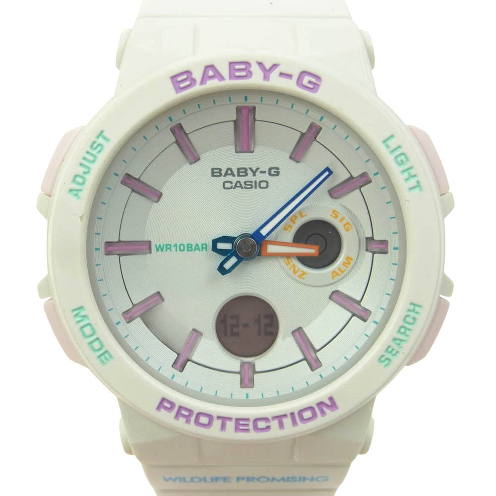 CASIO カシオ BA-255WLP-7AJR BABY-G ベイビーG Love The Sea And The Earth WILDLIFE PROMISING 腕時計 ホワイト系【中古】