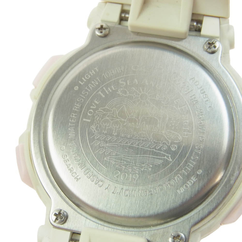 CASIO カシオ BA-255WLP-7AJR BABY-G ベイビーG Love The Sea And The Earth WILDLIFE PROMISING 腕時計 ホワイト系【中古】