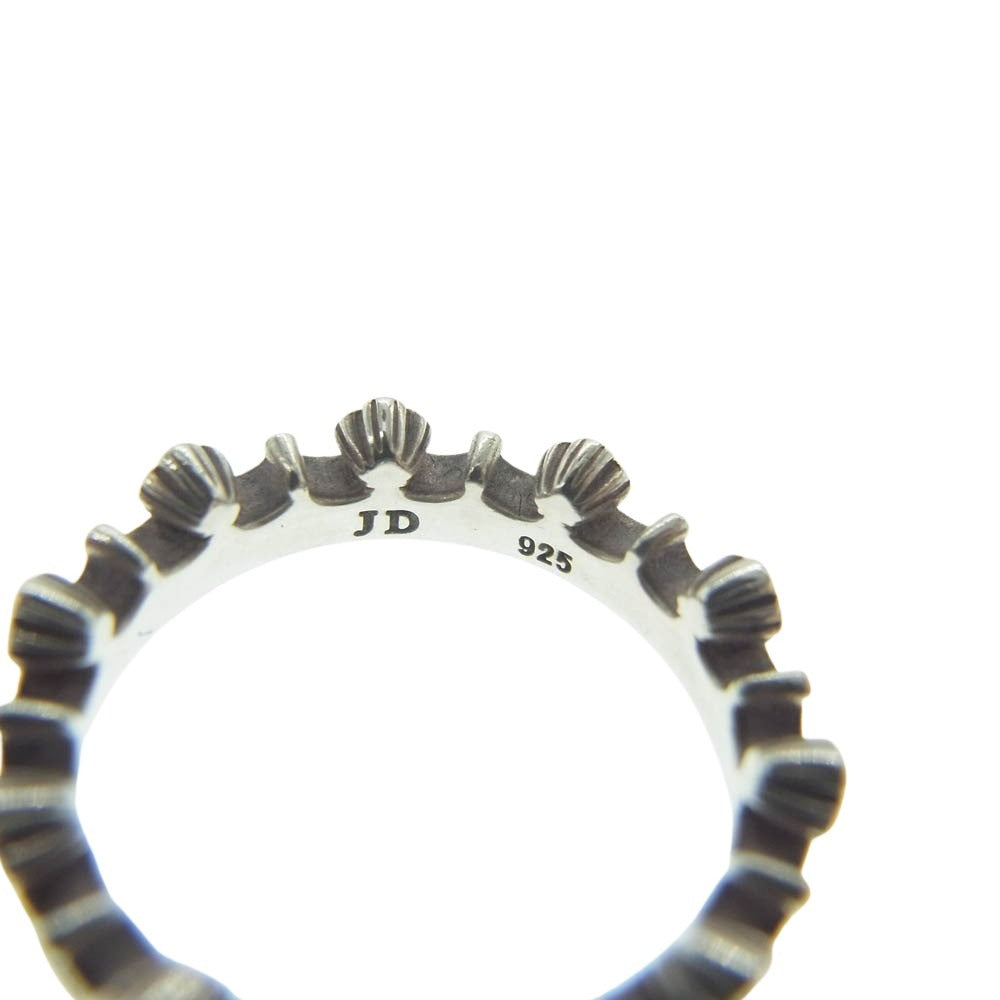 Justin Davis ジャスティンデイビス SRJ797 2 1 SMOOCH クラウン リング シルバー系 3号【中古】