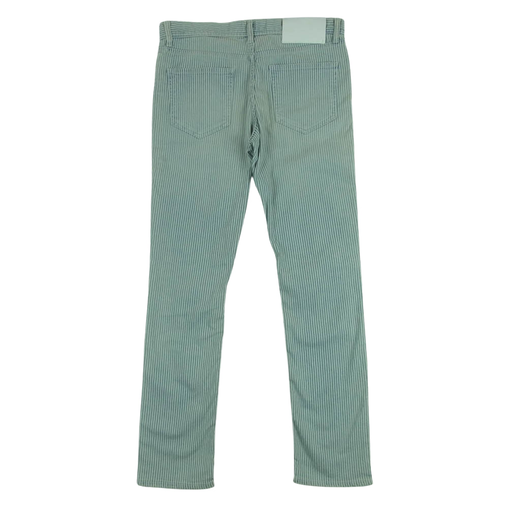 PHENOMENON フェノメノン 16ss PM16LPT05603 ストライプ ダメージ 加工 デニム パンツ インディゴブルー系 ホワイト系 32 L【中古】