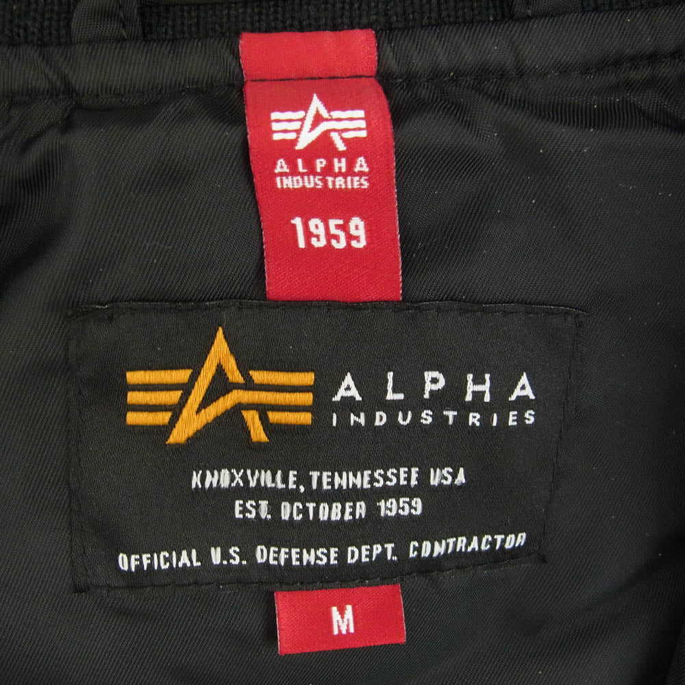 ALPHA アルファ TA0480-001 L-2B APOLLO GEN II JAPAN フライト ジャケット ブラック系 M【中古】