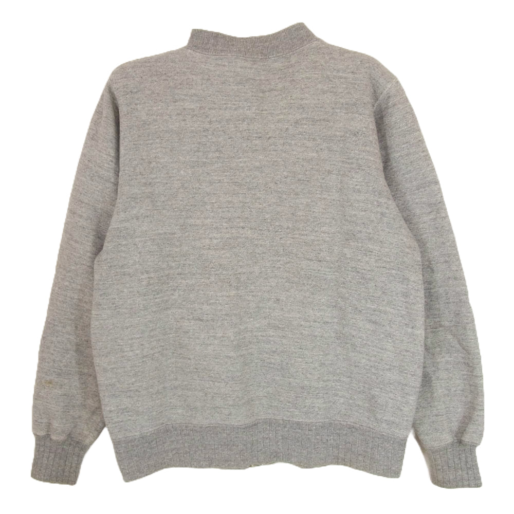Buzz Rickson's バズリクソンズ U.S.ARMY AIR FORCE 裏起毛 ジップアップ スウェット グレー系 S【中古】