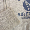 Buzz Rickson's バズリクソンズ U.S.ARMY AIR FORCE 裏起毛 ジップアップ スウェット グレー系 S【中古】