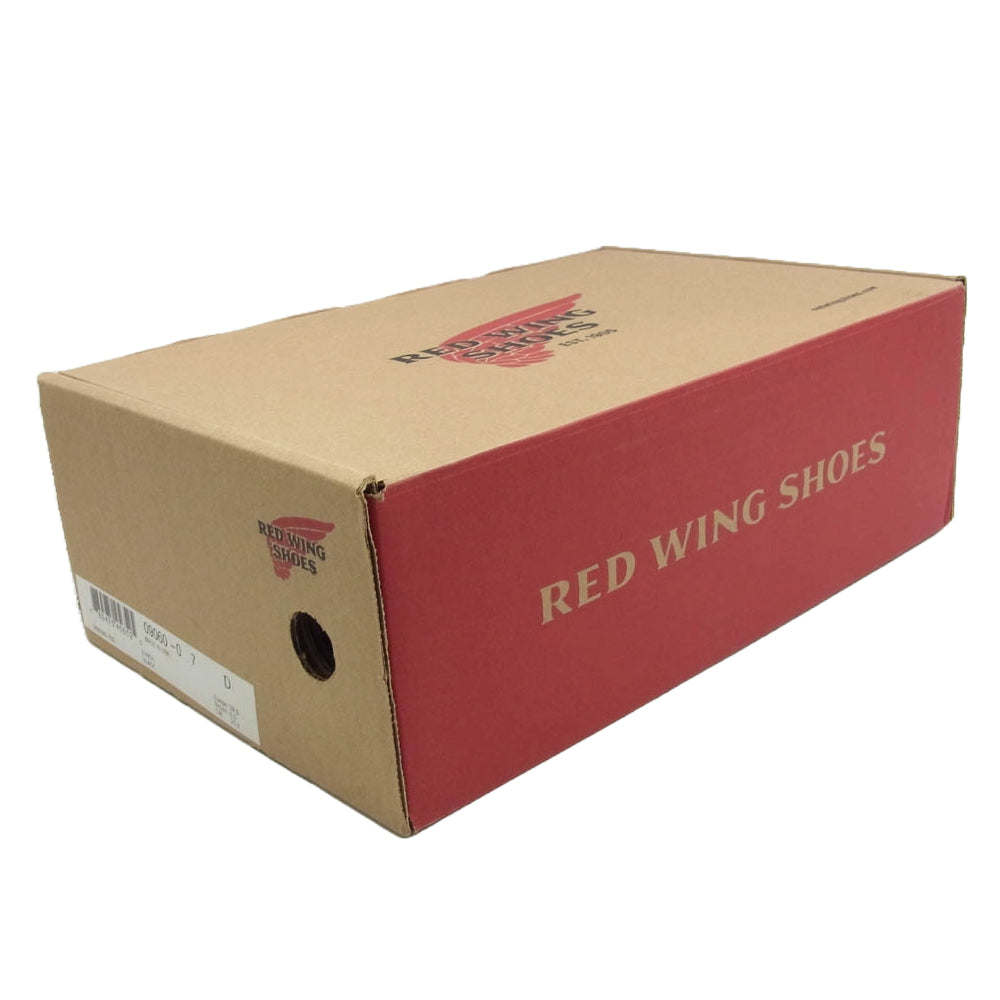 RED WING レッドウィング 9060 Beckman Flatbox ベックマン フラットボックス ワークブーツ レースアップ ブーツ ブラック系 25cm【中古】