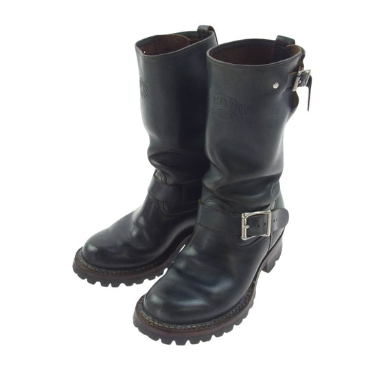 ホワイツブーツ NOMAD ノマド MB9165V エンジニア ブーツ モスグリーン系 黒味がかったグリーン 7【中古】