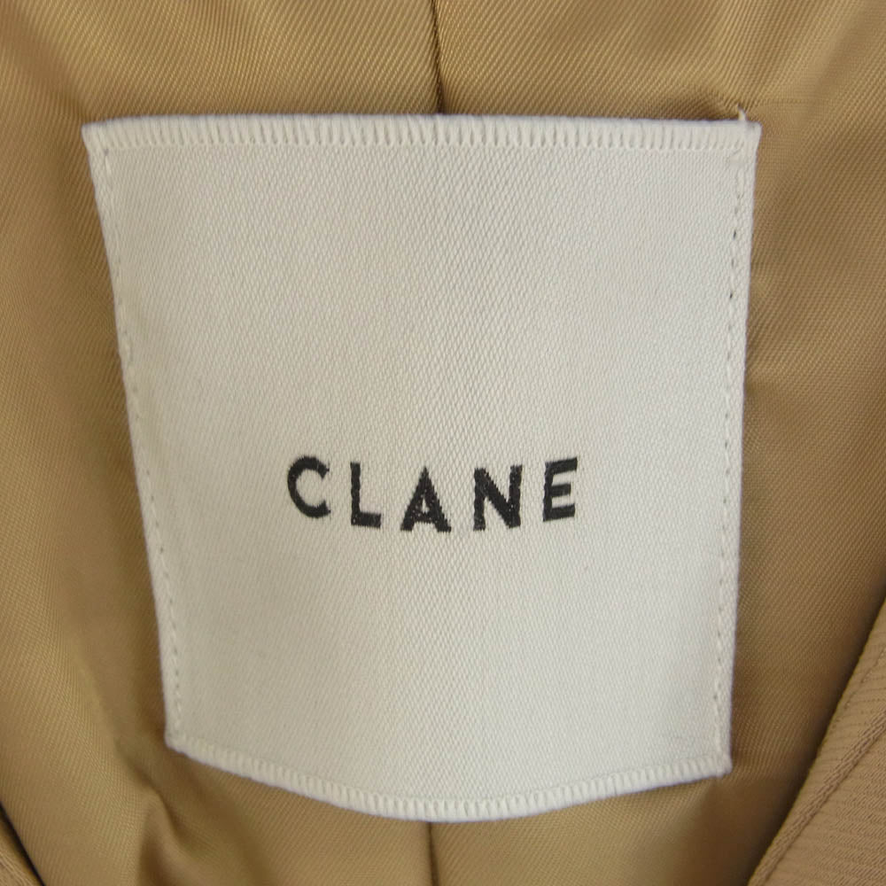 CLANE クラネ 14101-0032 3WAY ARRANGE JACKET スリーウェイ アレンジ ジャケット ベージュ系 1【美品】【中古】