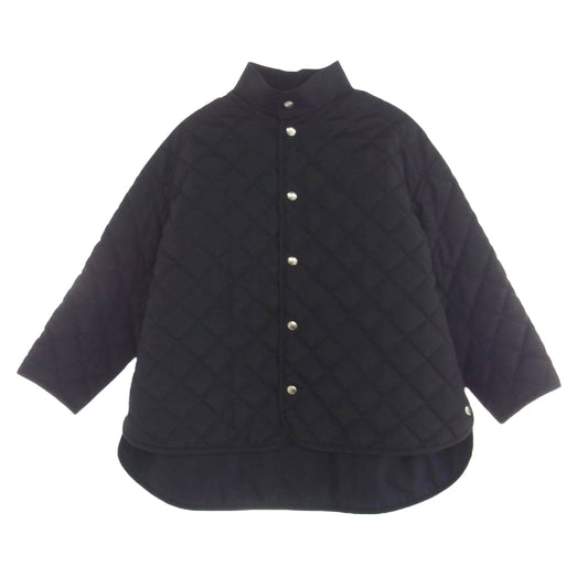 THE RERACS ザリラクス 22AW 22FW-RECT-344L-J SHORT QUILTING COAT ショート キルティング ジャケット ブラック系 36【極上美品】【中古】