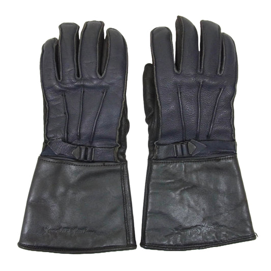 LANGLITZ LEATHERS ラングリッツレザーズ x CHURCHILL GLOVE  レザー グローブ 革手袋 ブラック系 S【中古】
