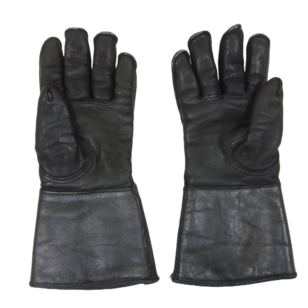 LANGLITZ LEATHERS ラングリッツレザーズ x CHURCHILL GLOVE  レザー グローブ 革手袋 ブラック系 S【中古】
