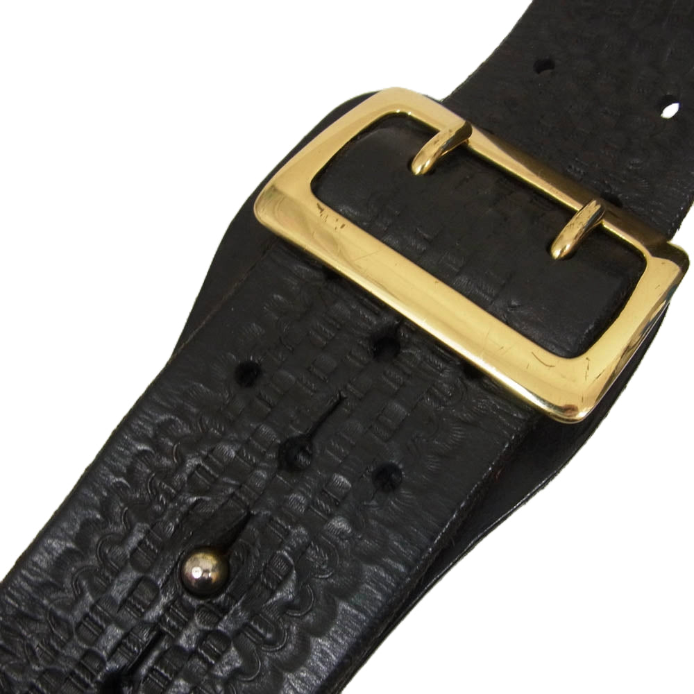 LANGLITZ LEATHERS ラングリッツレザーズ レザー デューティ ベルト ブラック系 40【中古】