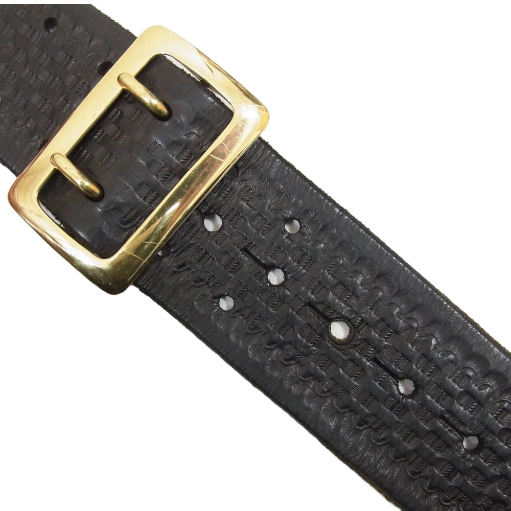 LANGLITZ LEATHERS ラングリッツレザーズ レザー デューティ ベルト ブラック系 40【中古】