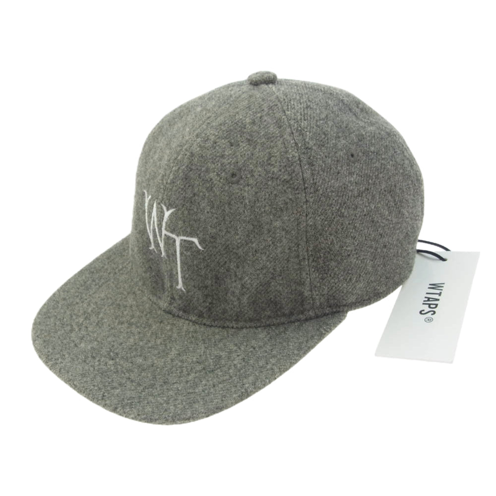 WTAPS ダブルタップス 24AW 242HCDT-HT12 03 CAP POLY TWILL ツイル ポリエステル WT刺繍 ロゴ キャップ グレー系 00【新古品】【未使用】【中古】