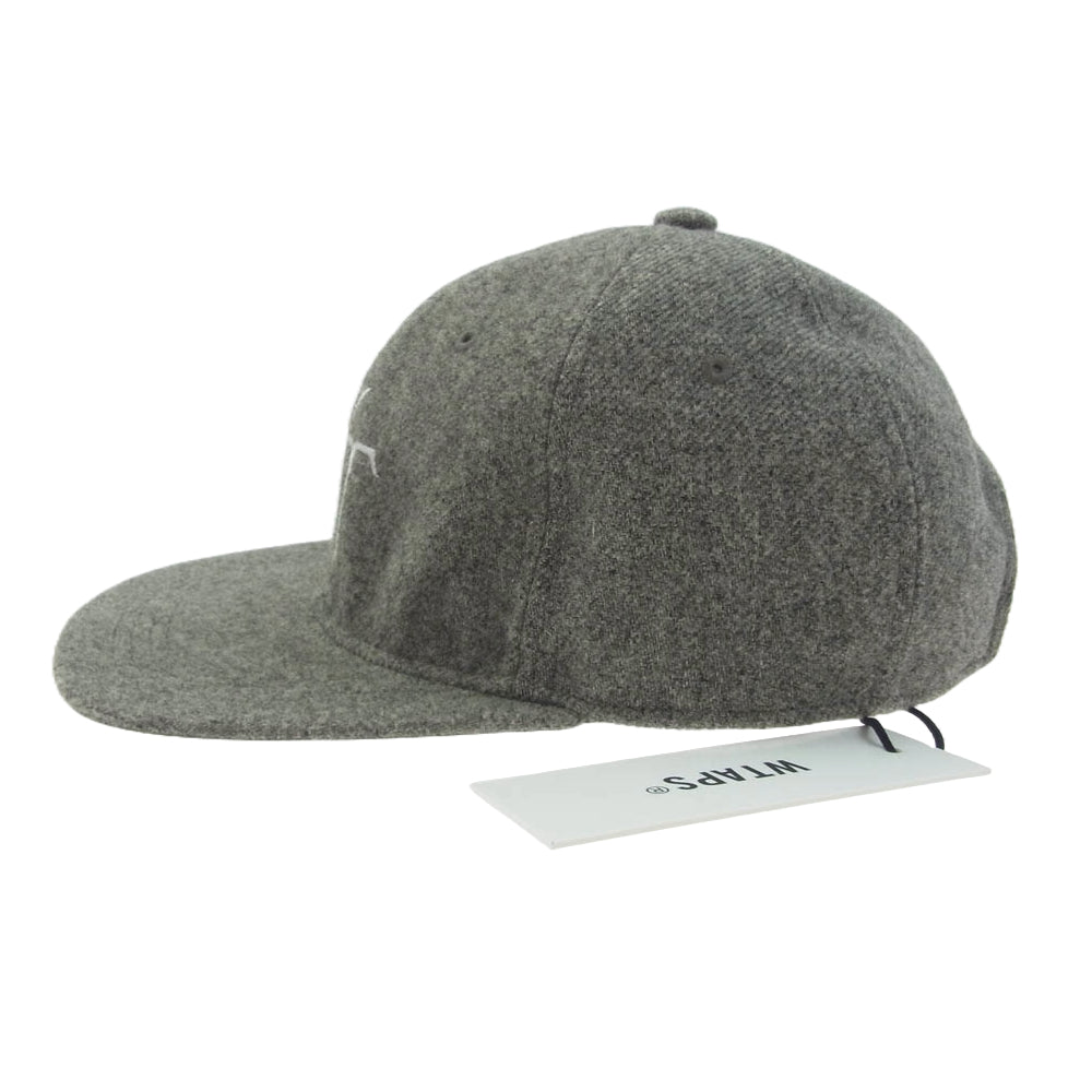 WTAPS ダブルタップス 24AW 242HCDT-HT12 03 CAP POLY TWILL ツイル ポリエステル WT刺繍 ロゴ キャップ グレー系 00【新古品】【未使用】【中古】