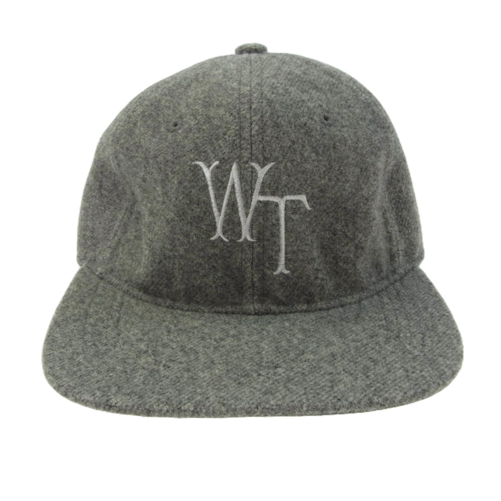 WTAPS ダブルタップス 24AW 242HCDT-HT12 03 CAP POLY TWILL ツイル ポリエステル WT刺繍 ロゴ キャップ グレー系 00【新古品】【未使用】【中古】