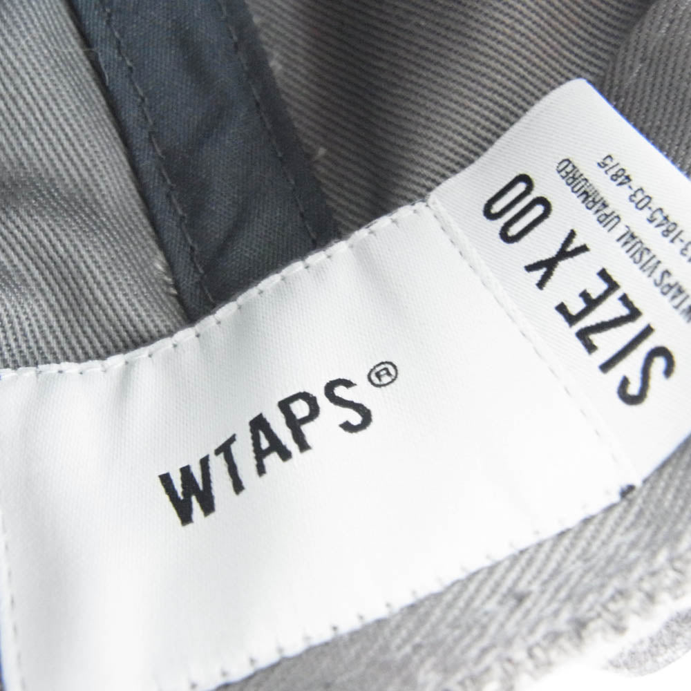 WTAPS ダブルタップス 24AW 242HCDT-HT12 03 CAP POLY TWILL ツイル ポリエステル WT刺繍 ロゴ キャップ グレー系 00【新古品】【未使用】【中古】