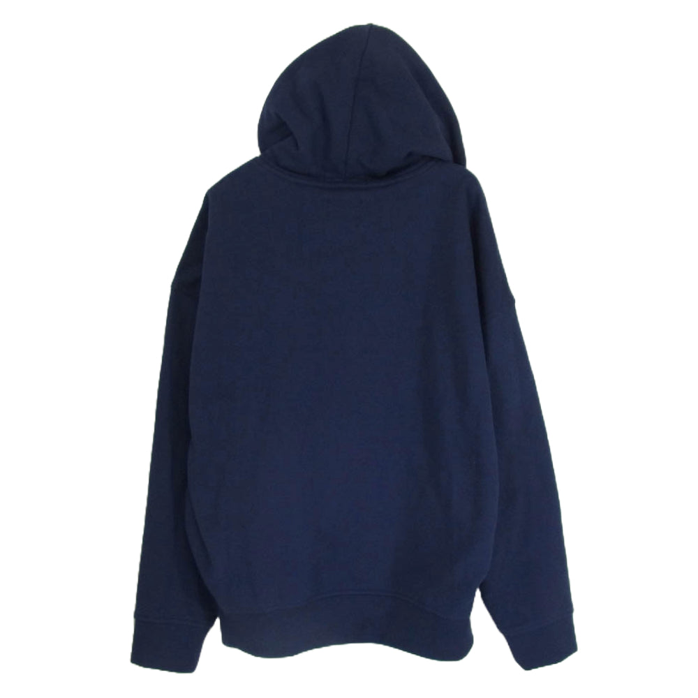 POLO RALPH LAUREN ポロ・ラルフローレン BEAMS ビームス別注 LIMITED EDITION リミテッドエディション Navy and Gold Logo Collection ポロベア プルオーバー パーカー フーディ ネイビー系 M【美品】【中古】