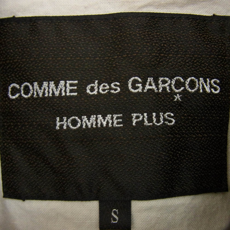 COMME des GARCONS HOMME PLUS コムデギャルソンオムプリュス 11AW PH-C012 ウール ダブル Pコート ピーコート ブラウン系 S【中古】