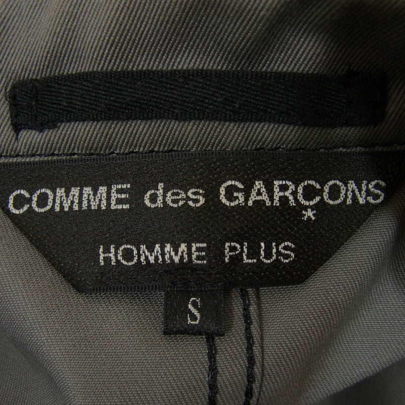 COMME des GARCONS HOMME PLUS コムデギャルソンオムプリュス 12SS PI-J116 ノッチドラペル 2B テーラード ジャケット グレー系 S【中古】