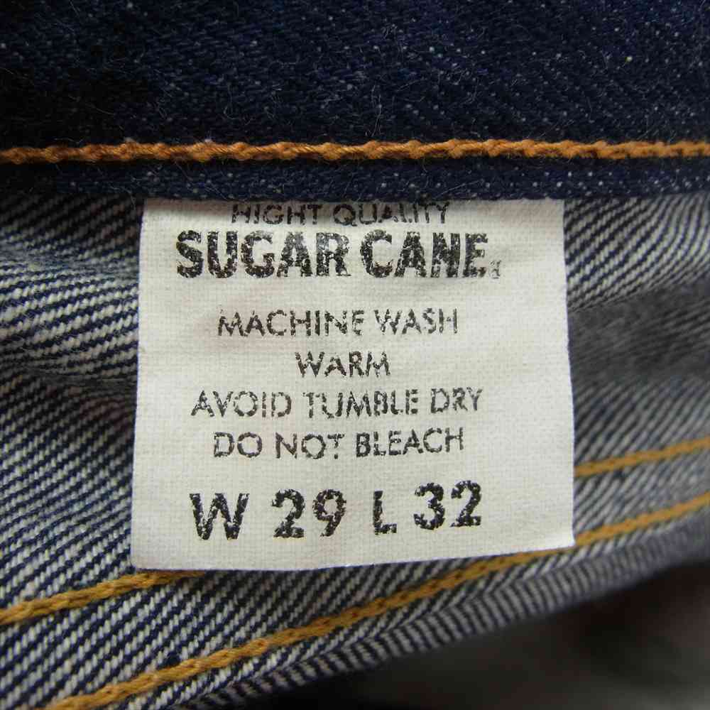 SUGAR CANE シュガーケーン M41302 ストレート デニム パンツ ジーンズ インディゴブルー系 W29L32【中古】