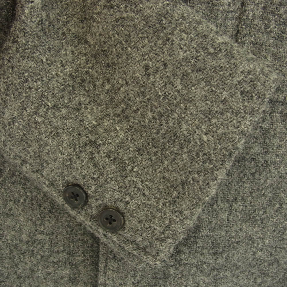 BEAMS ビームス HARRIS TWEED 3B ウール テーラード ジャケット グレー系 38R【中古】