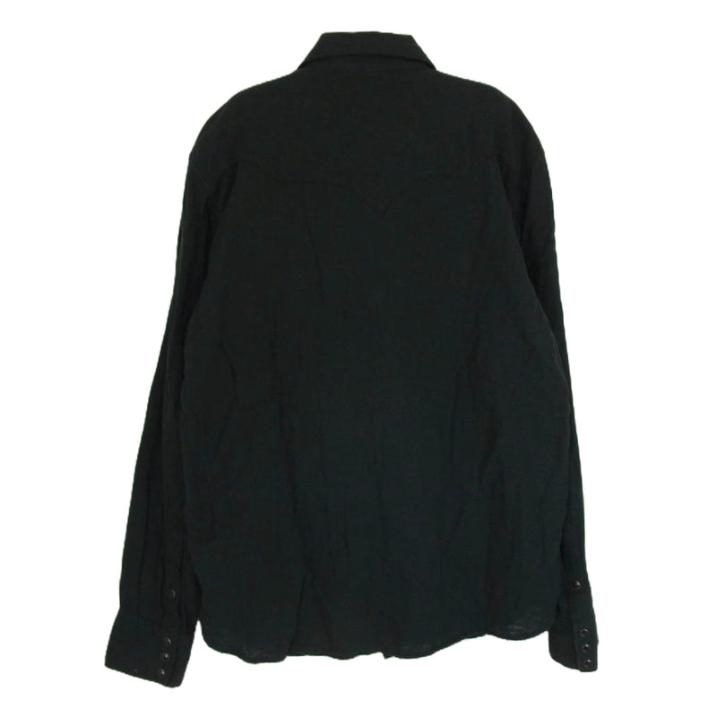 RUDE GALLERY　ダブルガーゼシャツ　ウエスタンシャツ【2】日本製　黒 RUDE GALLERY BLACK REBEL スワロー スーベニアシャツ - メルカリ