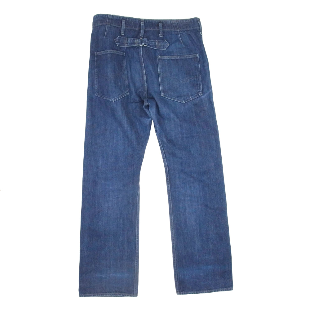 MARGARET HOWELL マーガレットハウエル MHL × CANTON デニム ワーク パンツ インディゴブルー系 33【中古】