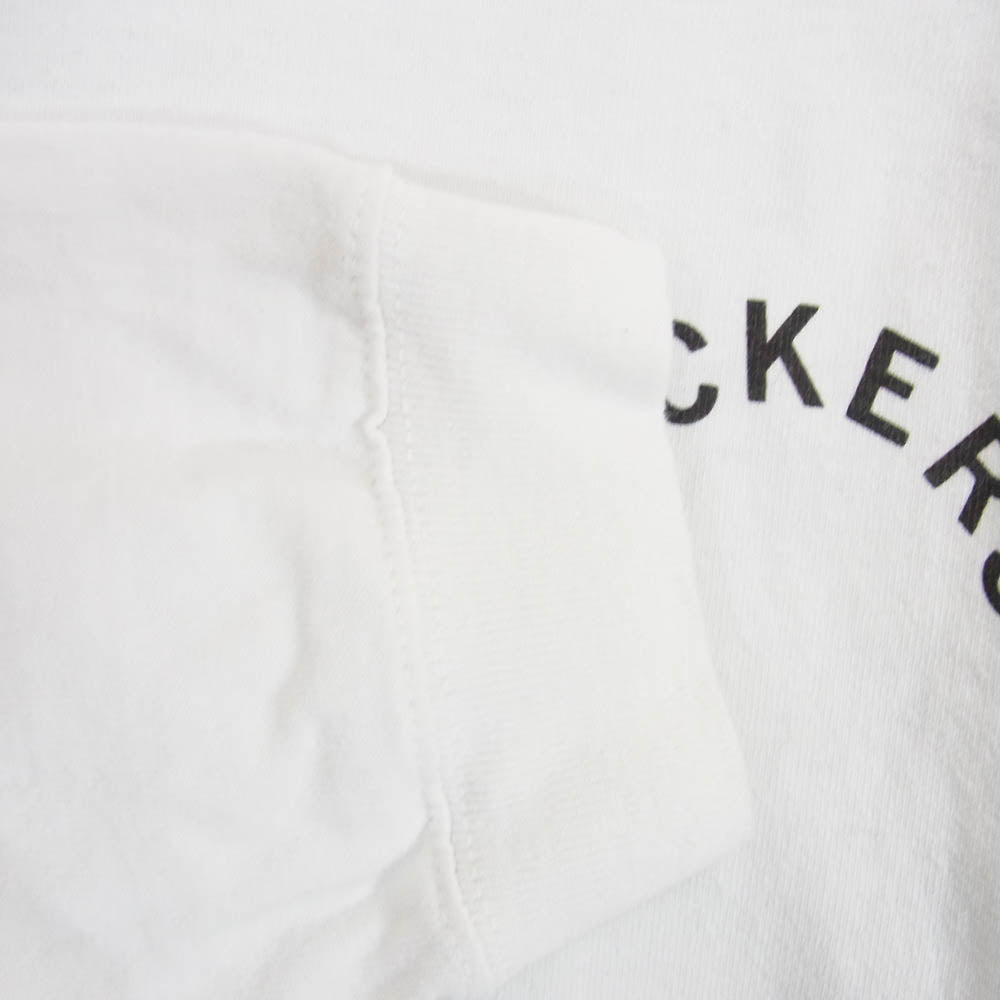 WACKO MARIA ワコマリア CREW NECK LONG SLEEVE T-SHIRTS ROCKERS 長袖 Tシャツ カットソー ホワイト系 L【中古】