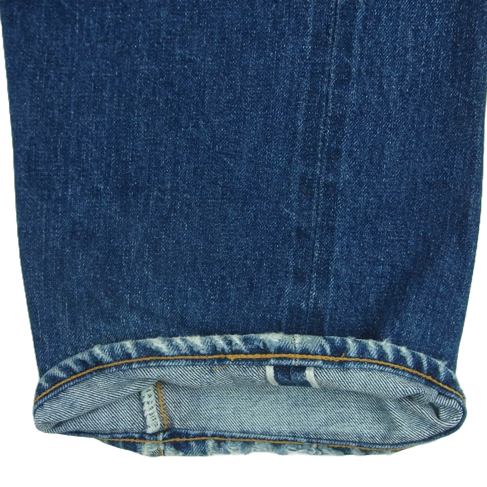Levi's リーバイス 97年製 555刻印 バレンシア工場 501 XX 紙パッチ 復刻 レプリカ デニム パンツ インディゴブルー系 W33 L36【中古】