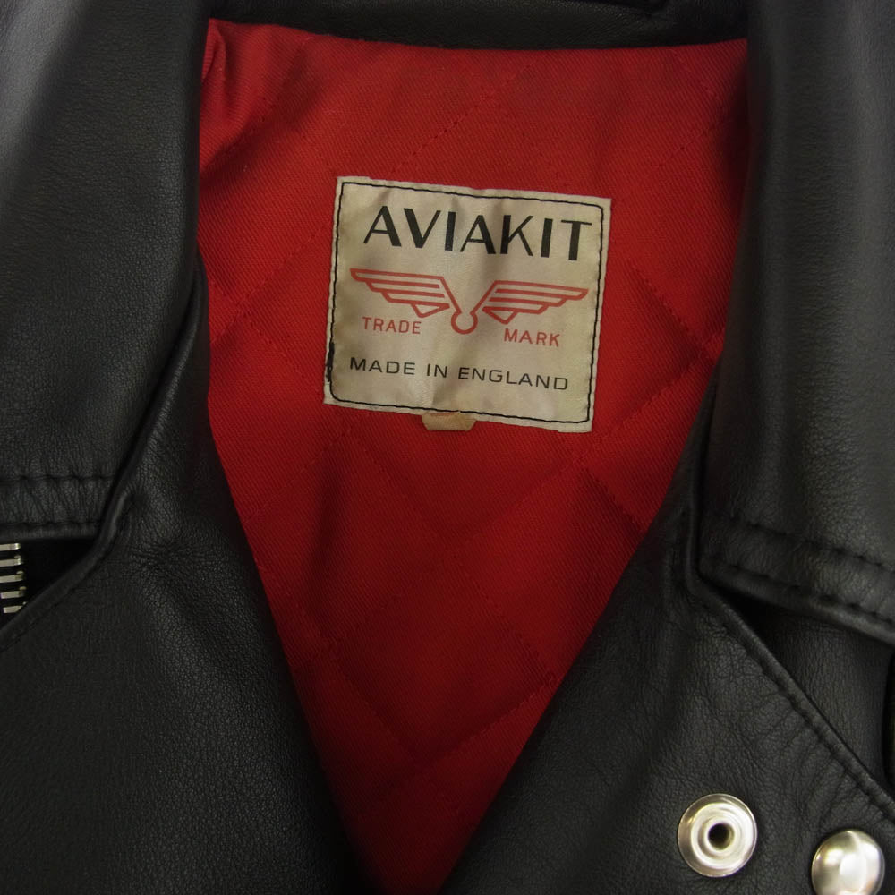 Lewis Leathers ルイスレザー 441T CYCLONE TIGHT FIT COWHIDE サイクロン タイトフィット ライダース ジャケッ トカウハイド ブラック系 34【中古】