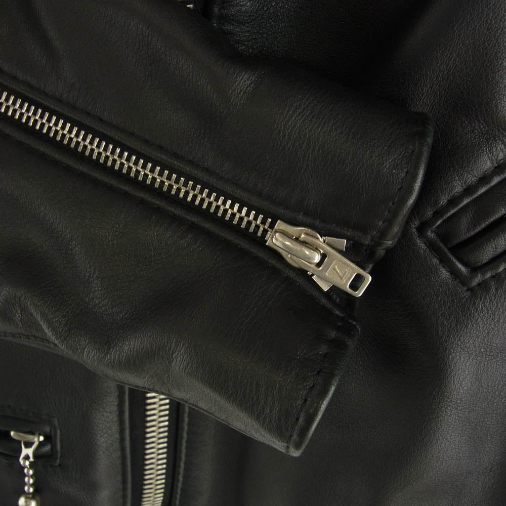 Lewis Leathers ルイスレザー 441T CYCLONE TIGHT FIT COWHIDE サイクロン タイトフィット ライダース ジャケッ トカウハイド ブラック系 34【中古】