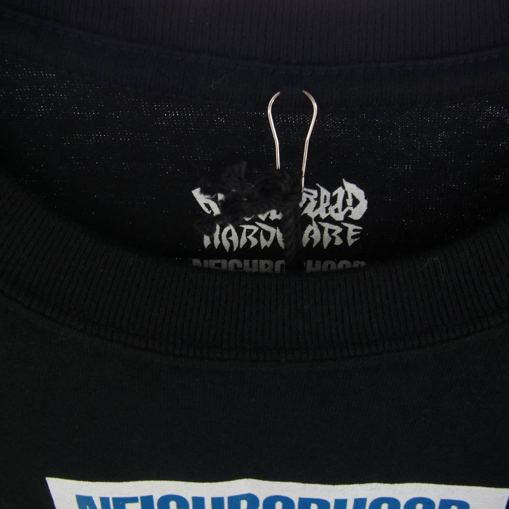 NEIGHBORHOOD ネイバーフッド 24AW 242PCRDN-ST03S NH X REBEL DREAD HARDWARE TEE SS-3 ハードウェア 文化衝突 プリント 半袖 Tシャツ ブラック系 XS【極上美品】【中古】