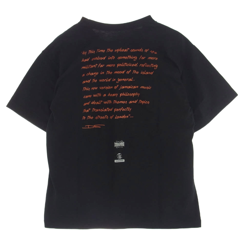 NEIGHBORHOOD ネイバーフッド 24AW 242PCRDN-ST01S NH X REBEL DREAD HARDWARE TEE SS-1 ハードウェア グラフィックプリント 半袖 Tシャツ ブラック系 XS【極上美品】【中古】