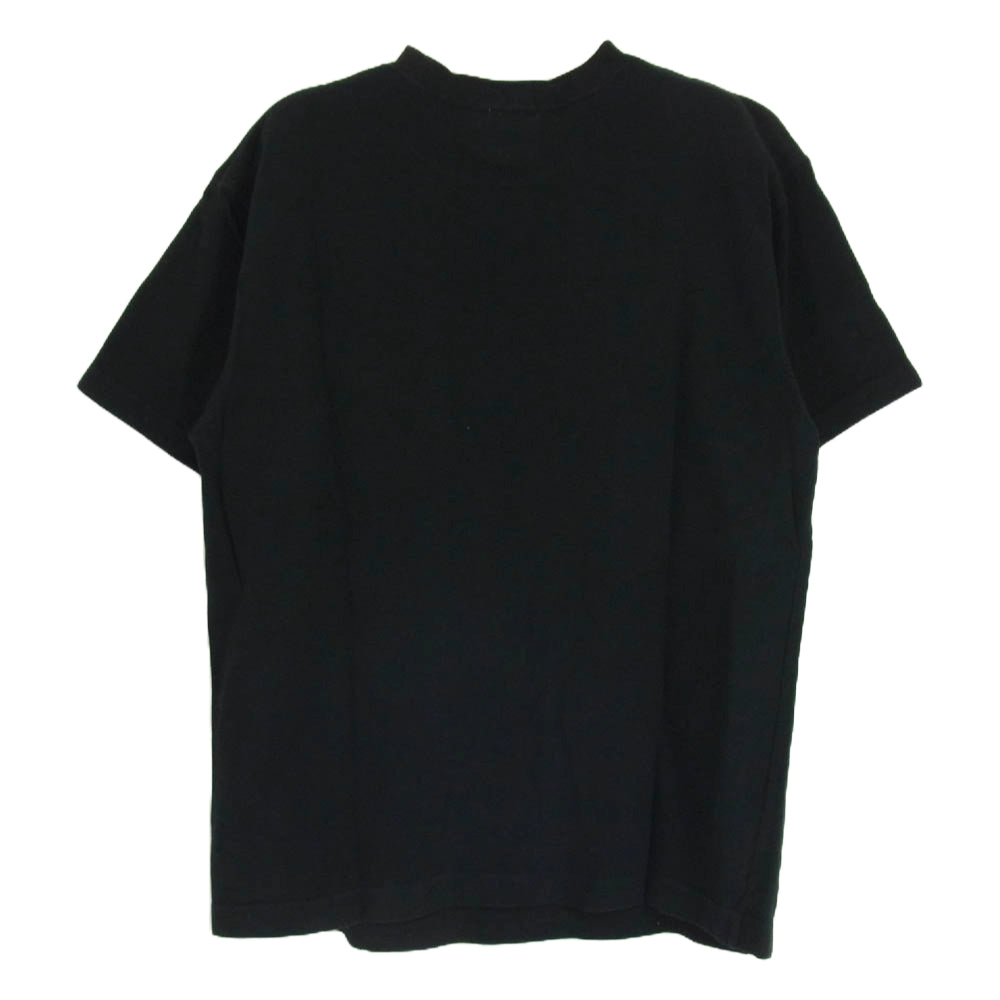 COMME des GARCONS HOMME コムデギャルソンオム 02SS HF-T026 アーカイブ ラバー プリント 半袖 Tシャツ カットソー ブラック系 サイズ表記無【中古】