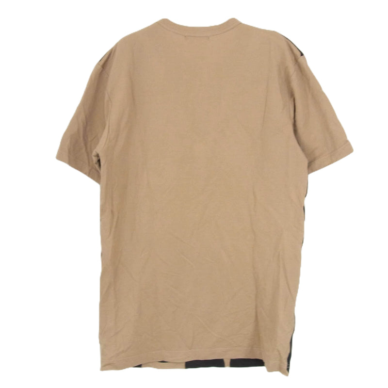 COMME des GARCONS HOMME PLUS コムデギャルソンオムプリュス 13SS PK-T022 ドット 総柄 半袖 Tシャツ ブラウン系 S【中古】