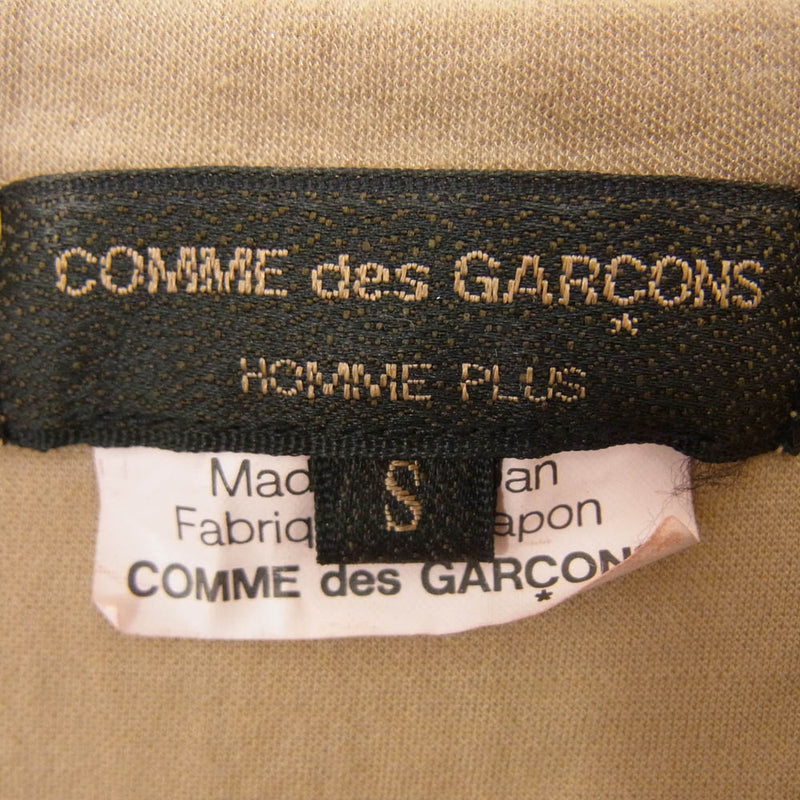 COMME des GARCONS HOMME PLUS コムデギャルソンオムプリュス 13SS PK-T022 ドット 総柄 半袖 Tシャツ ブラウン系 S【中古】