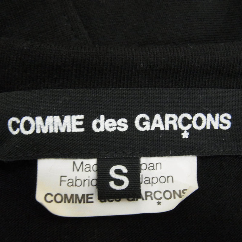 COMME des GARCONS コムデギャルソン 10ss PE-T062 I DREAM LS TEE FREE TO CREATE 長袖 カットソー ブラック系 S【中古】