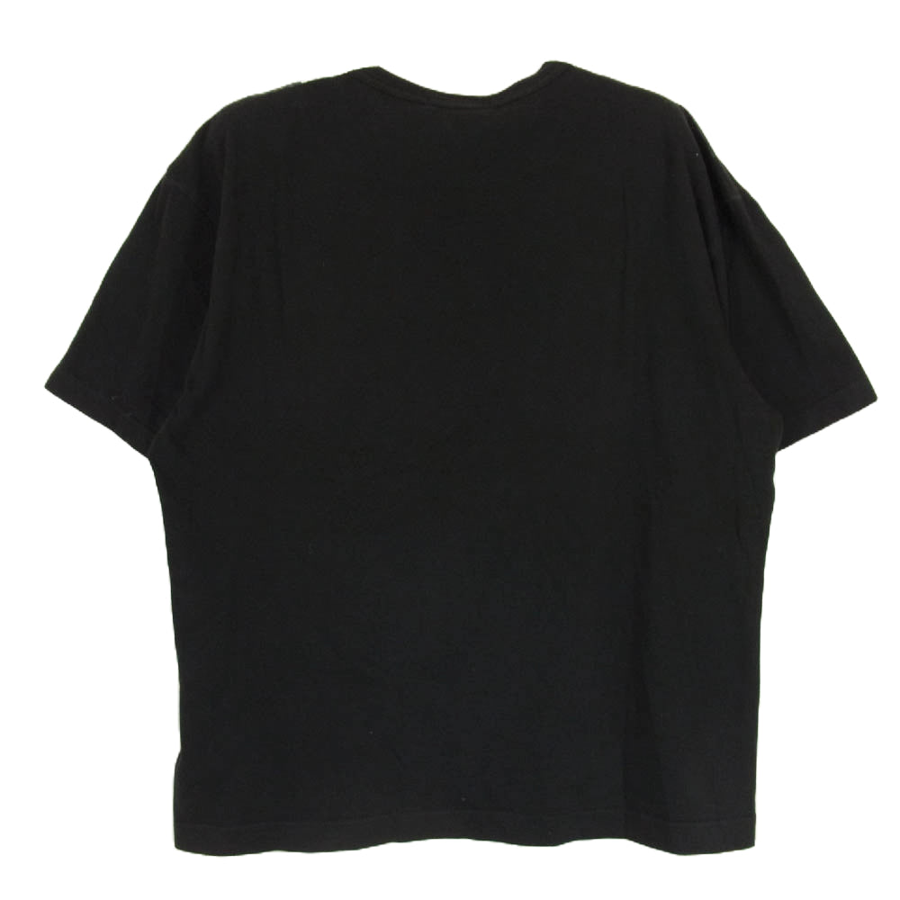 COMME des GARCONS HOMME コムデギャルソンオム 04SS HM-T040 アーカイブ チェーン デザイン ロゴ 半袖 Tシャツ カットソー ブラック系 M【中古】