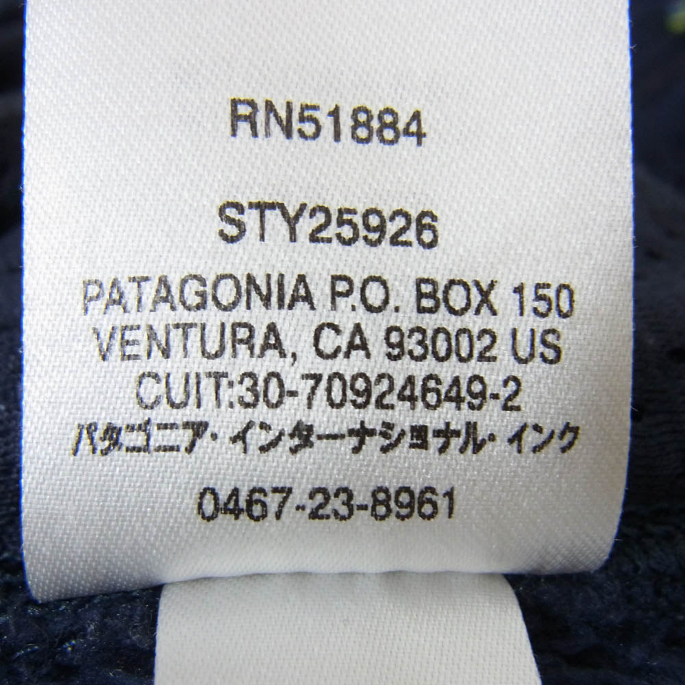 patagonia パタゴニア 16AW 25926FA16 16年製 LOS GATOS FLEECE VEST ロスガトス フリース ベスト ネイビー系 S【中古】