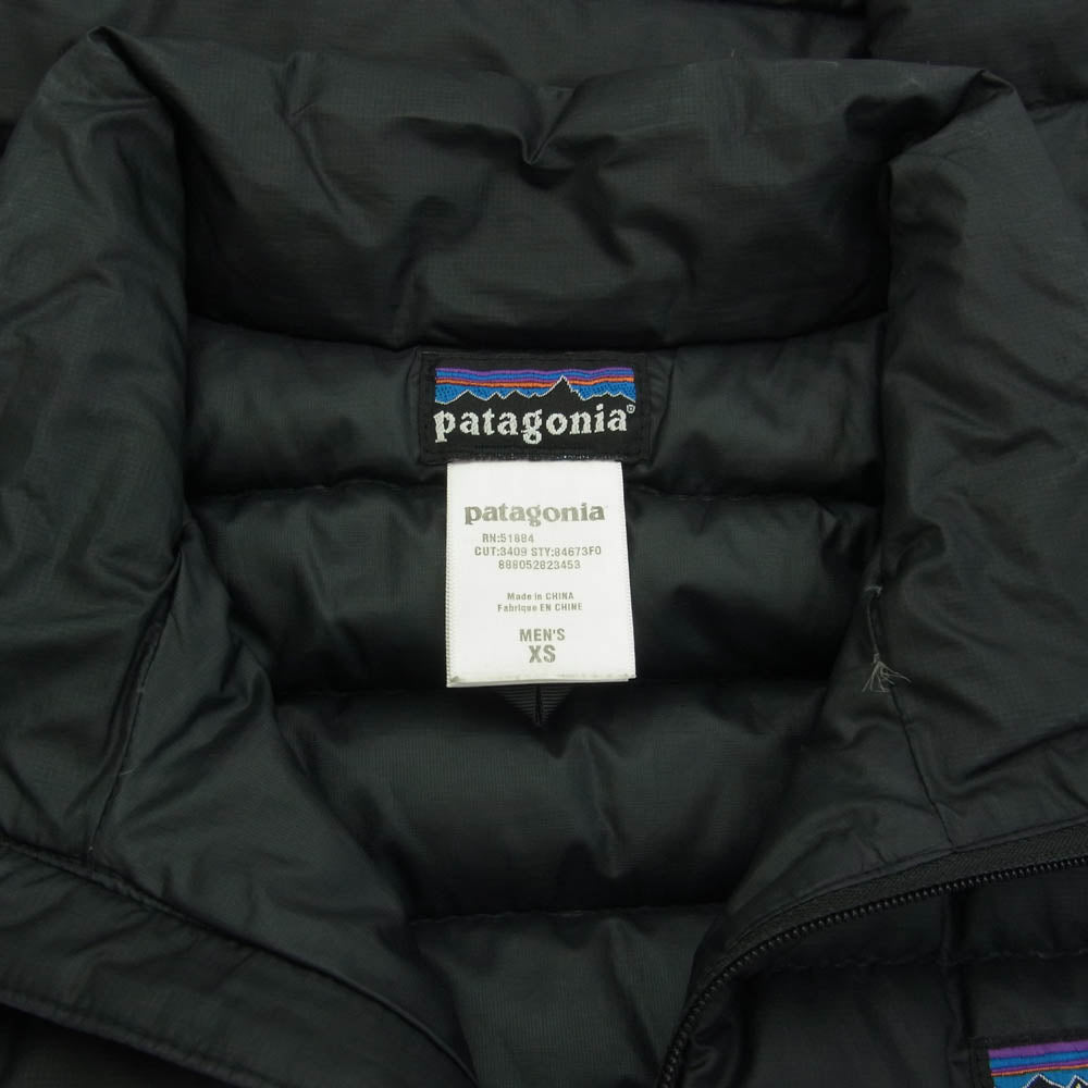 patagonia パタゴニア 84673F0 Down Sweater ダウン セーター ジャケット ブラック系 XS【中古】