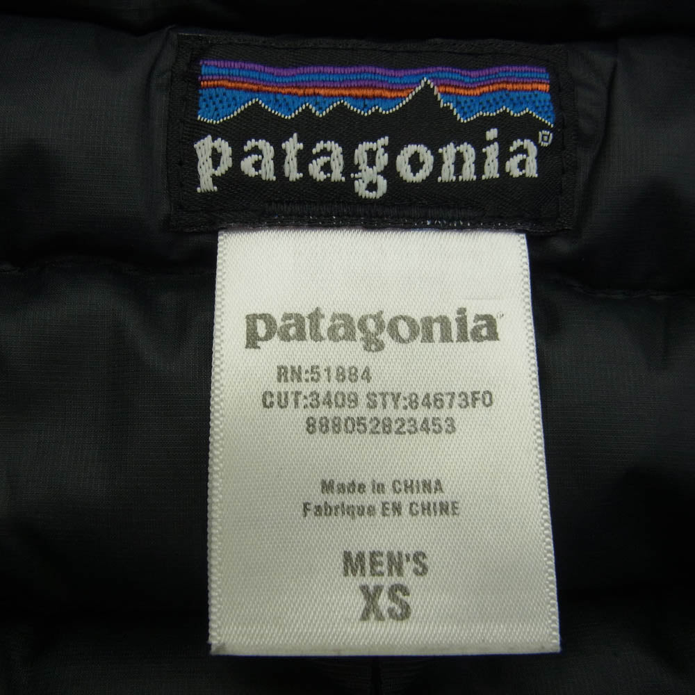 patagonia パタゴニア 84673F0 Down Sweater ダウン セーター ジャケット ブラック系 XS【中古】
