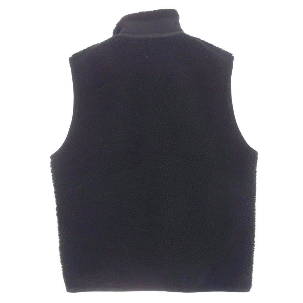 patagonia パタゴニア 23044 USA製 00年製 CLASSIC RETRO X VEST クラシック レトロX フリース ベスト ブラック ブラック系 S【中古】