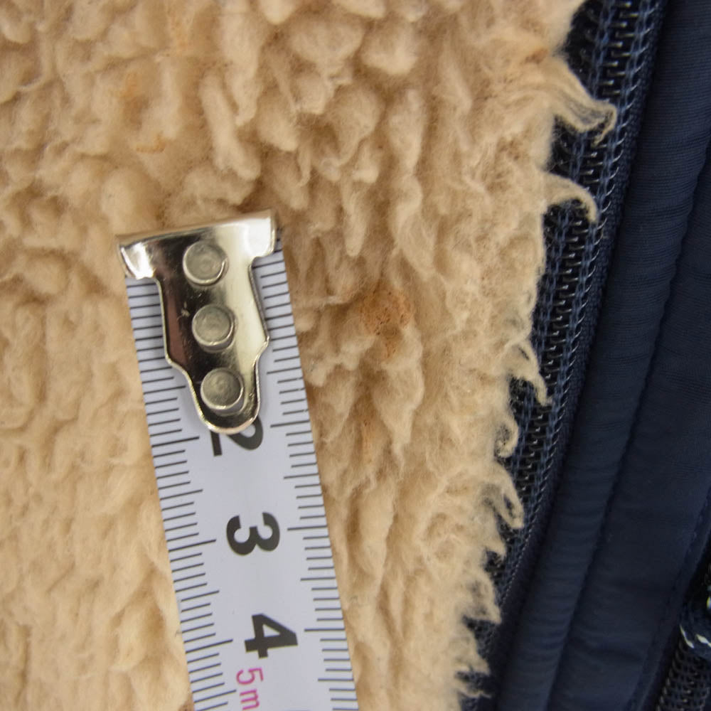 patagonia パタゴニア 23044 USA製 01年製 CLASSIC RETRO X VEST クラシック レトロX フリース ベスト ベージュ ブラウン系 S【中古】