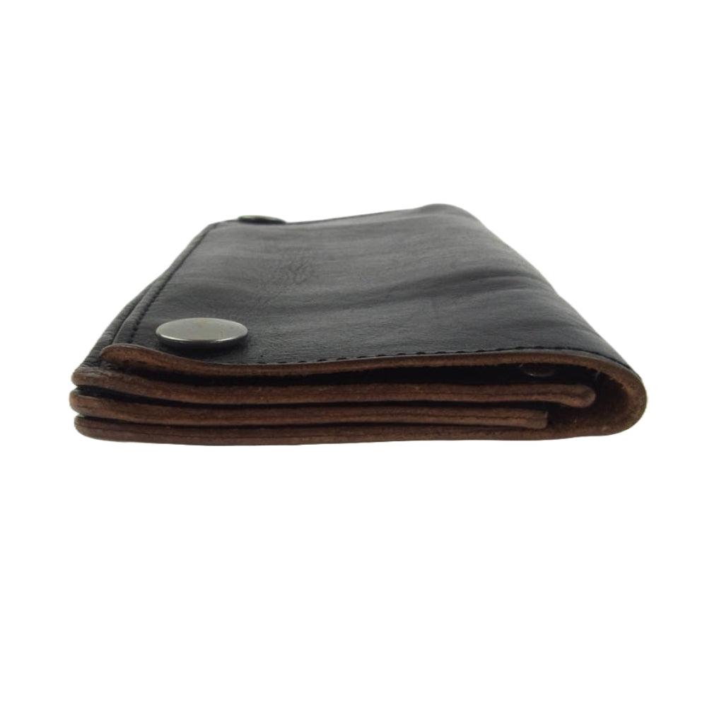 TENDERLOIN テンダーロイン T-WALLET トラッカーウォレット 長財布 ブラック系【中古】