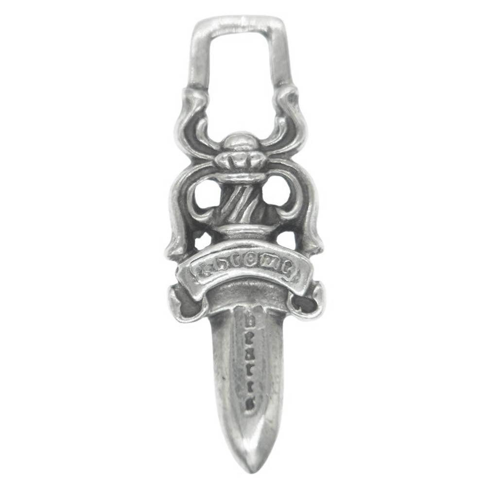 CHROME HEARTS クロムハーツ（原本無） #5DAGGER ZIP1 #5ダガー ジップ チャーム ペンダントトップ シルバー系【中古】