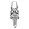 CHROME HEARTS クロムハーツ（原本無） #5DAGGER ZIP1 #5ダガー ジップ チャーム ペンダントトップ シルバー系【中古】
