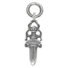 CHROME HEARTS クロムハーツ（原本無） #5DAGGER #5ダガーチャーム ペンダントトップ シルバー系【中古】