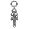 CHROME HEARTS クロムハーツ（原本無） #5DAGGER #5ダガーチャーム ペンダントトップ シルバー系【中古】