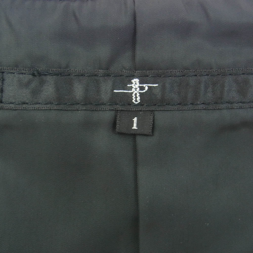 NO ID. ノーアイディ 855030-837L シープレザー ベスト ジレ ブラック系 1【中古】