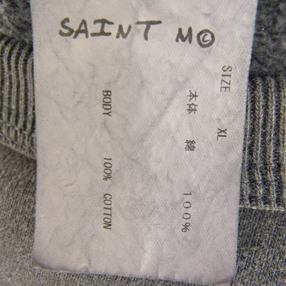 SAINT MICHAEL セントマイケル 22AW SM-A22-0000-015 COLOFUL SAINT CRW SWT カラフル クルー スウェット グレー系 XL【中古】